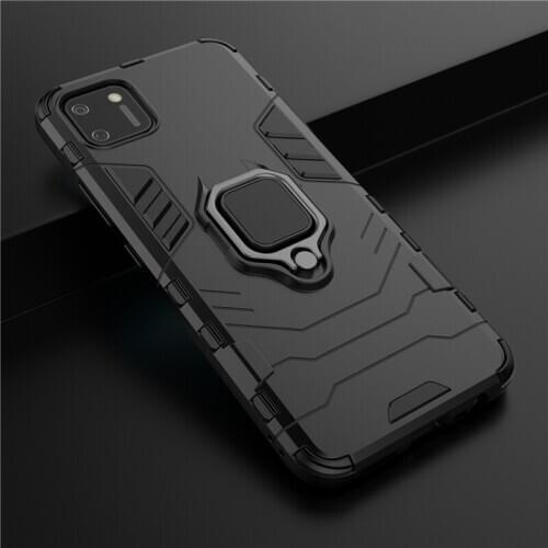 Kickstand Cases For OPPO K3 F9 F11 Pro A1K Reno Z 3 5G 2Z 2F ACE 2 Cover New 2 in 1 PC TPU Ring Stand Figerprint Proof Phone Bag