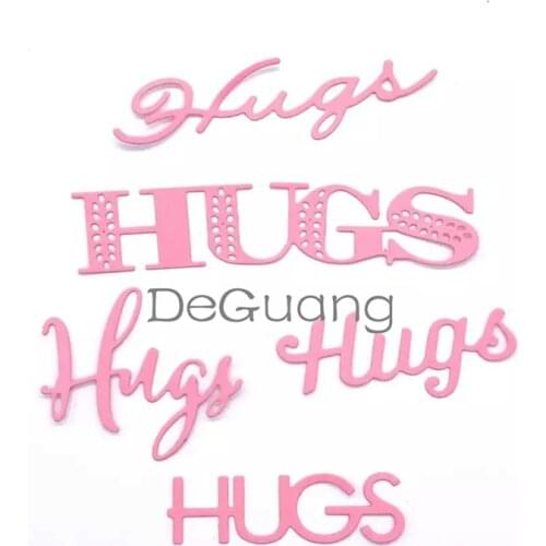 Deguang metal cutting scrapbook DIY embossing paper technology album card Christmas series 3D blessing words 2020 NEW