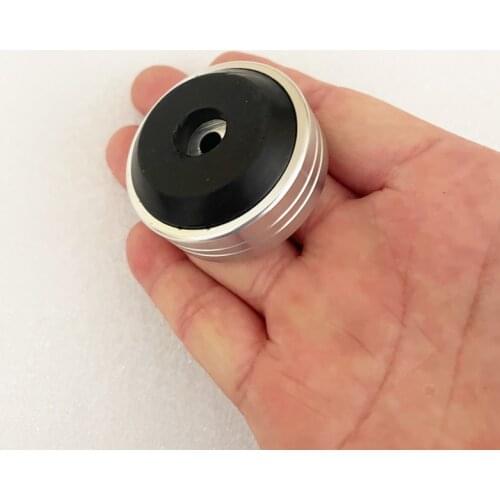 Diameter 45MM Height 19.5MM Feet Amplifier Chassis Aluminum Alloy Rubber Shock Absorber Feet Amplifier Audio Feet Speaker Feet
