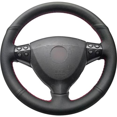 Hand-stitched Black PU Faux Leather Car Steering Wheel Cover for Mercedes-Benz A-Class A160 A180 E-CELL 2009 2010 2011 2012