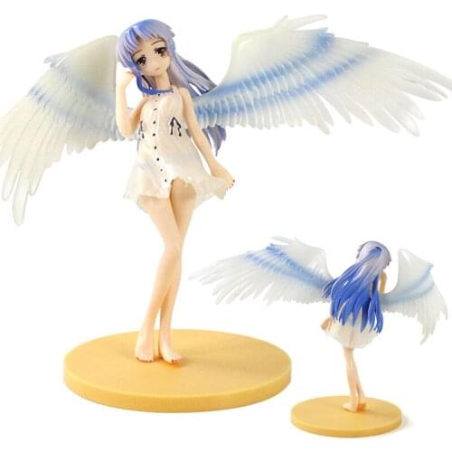 Cartoon Angel Beats Tachibana Kanade Action Figure PVC Model Toys Decoration Angel Figurine Gifts For New Year