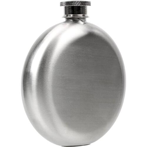 5 oz Alcohol Hip Flasks Stainless Steel Wine Bottle Round Whiskey Flask Drinkware Accessories Russian Liquor Pot