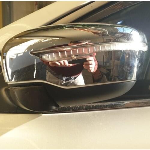 ABS Chrome Car Rearview Mirror Protection Strips Rearview Mirror cover Trim Stickers For Nissan X-trail T32 Qashqai J11 Murano