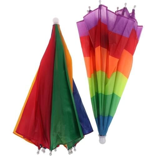 Fishing Cap Outdoor Sport Umbrella Hat Hiking Camping Headwear Cap Head Hats Foldable Sunscreen Shade Umbrella Hat