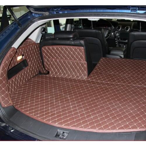 Leather Car Trunk Mat Cargo liner for SsangYong actyon 2006 2007 2008 2009 2010 2011 cover accessories carpet