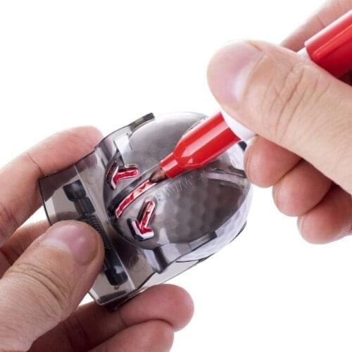 Golf Ball Line Marker Golf Ball Line Liner Golf Ball Marker Line Drawing Tool with Golf Ball Marker Pen Golf Accessories