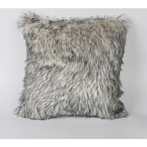 European Style White Grey Cushion Cover 45x45cm Plush Decorative Pillows For Sofa Living Room Throw Pillow Cover Fall Home Decor