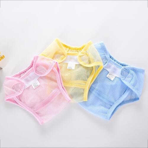New Washable Mesh Pocket Nappy Newborn Summer Breathable Diapers Infant Cotton liner Baby Diapers Reusable Nappies Cloth Diaper
