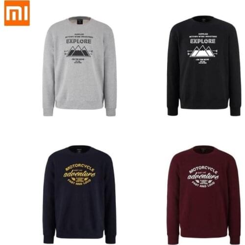 New MITOWN LIFE Cotton round neck sweater Wild type original pattern cotton delicate embroidery