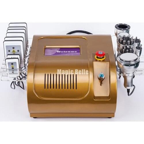 Portable 5 in 1 Freeze Dissolved Cavitation RF Fat 40 k Ultrasonic Cavitation Vacuum Body Weight Loss Machine Beauty Spa Machine