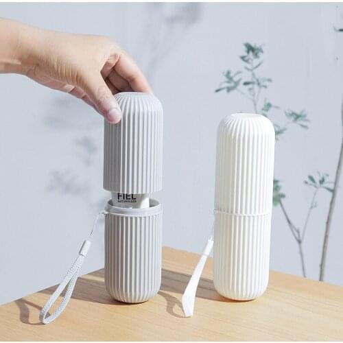 Portable Travel Toothbrush Holder Storage Case Box Organizer Household Storage Cup Outdoor Travel Camping Toothbrush Box