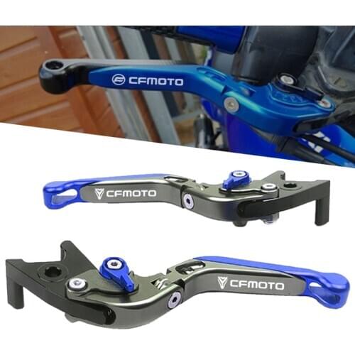 For CFMOTO 400NK 400 NK 650NK 650 NK Motorcycle Accessories CNC Adjustable Folding Extendable Brake Clutch Lever With logo