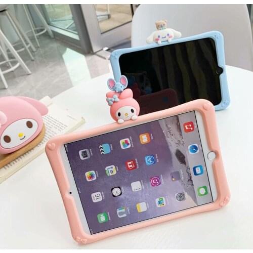 3D Kids Cartoon Lovely Silicone Cases For Ipad 5 6 Air 1 2 3 10.5 pro 11 2018 IPad 234 Mini 1 2 3 4 5 Tablet Protect Cover Funda