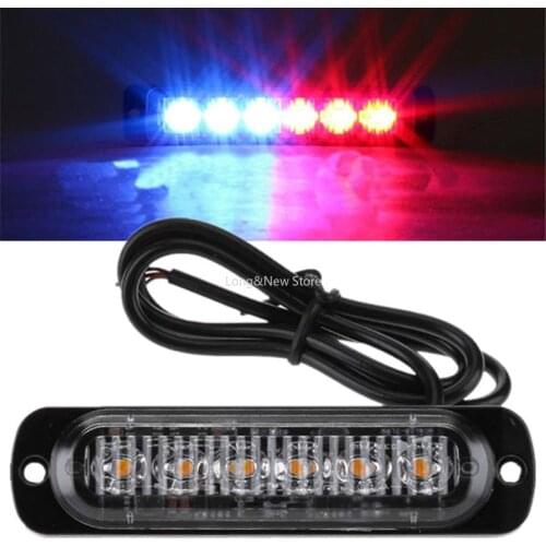 Lamp 12V 24V Traffic Motorcycle Truck Strobe Ultra-Thin Emergency Flash Warning Light