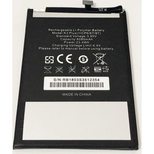 Аккумуляторы для телефонов Oukitel K3 THORDONAL China At AliExpress