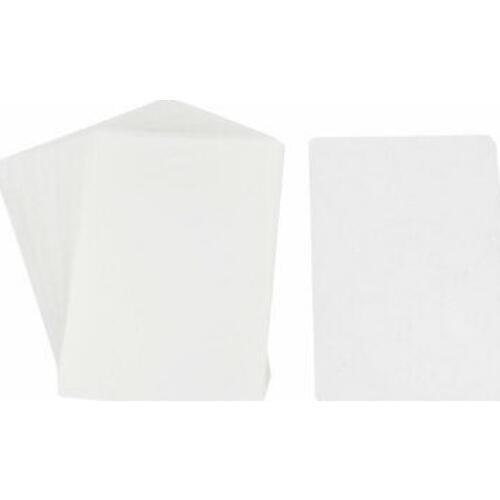 100pcs Clear White Plastic 55mic 4R Protective Photo Laminating Pouch Film