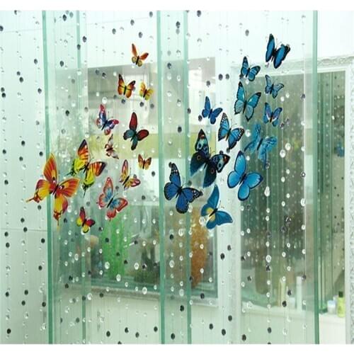 3D 12Pcs Decor Decal DIY Decoration Butterfly Stickers Wall Room PVC Kid Home