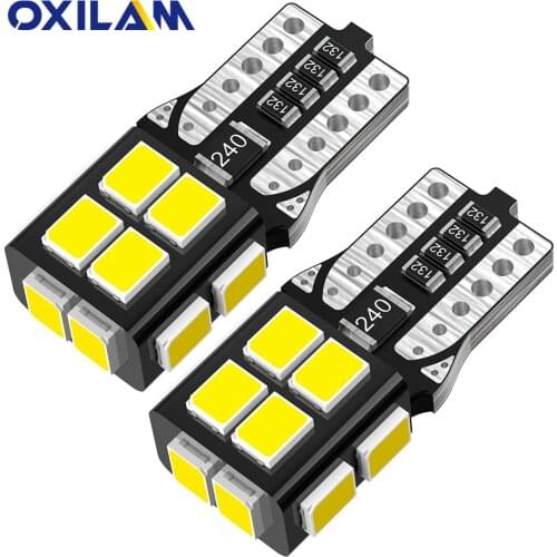 2Pcs 194 T10 Canbus No Error Car Led Interior Dome Lights For Mitsubishi Outlander 3 Lancer X Montero 6000K White Auto Lamp 12V
