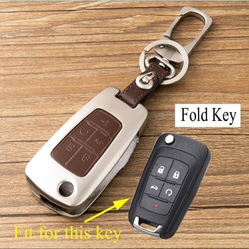 5 Button Key Shell Holder Bag Case Fob Cover Accessories Fit For Chevrolet Camaro Cruze Equinox Malibu Sonic Spark Volt Parts