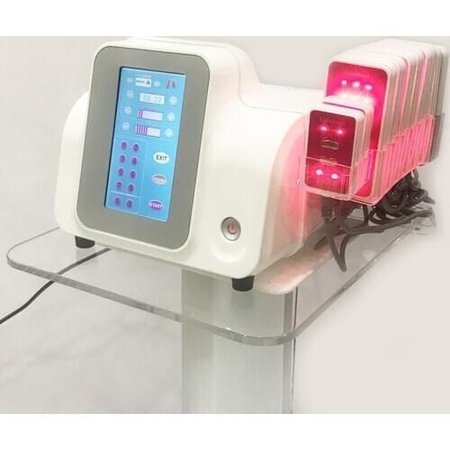 2020 New lipo laser slimming machine 8 big + 2 small laser pad with RF body anti cellulite lipolaser machine