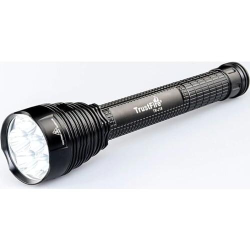 Flashlight 5 Modes J18 7pcs XM-L2 LED 8000LM torch by 3x18650 or 2x18650 (not include battery)