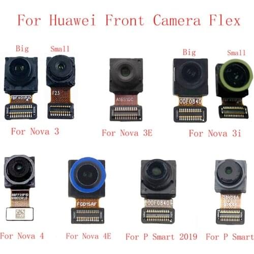 Front Camera Flex Cable For Huawei Nova 3 3i 3E 4 4E P Smart 2019 Small Camera Module Repair Replacement Parts