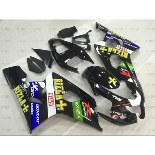 GSXR600 2004 - 2005 K4 Fairings GSX R 750 04 Motorcycle Fairing GSX R 750 2005 Black Fairings