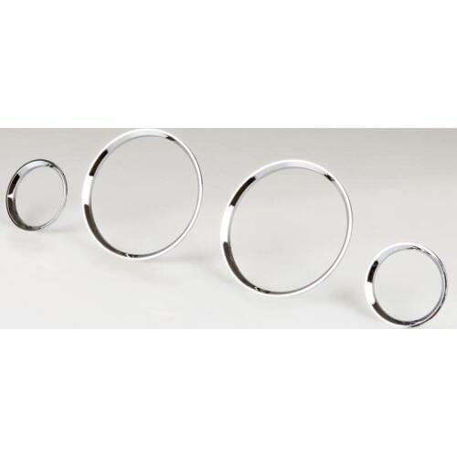 Chrome Speedometer Gauge Dial Ring Instrument Panel Ring fit For Vauxhall OPEL CORSA B