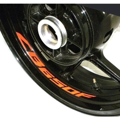 Motorcycle 8 X thick edge outer edge adhesive tape strip grinding wheel patch for HONDA CB650F CB 650 F