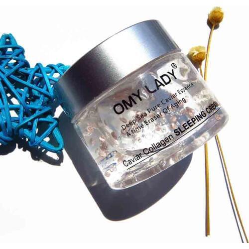 Caviar Collagen Sleeping Cream Anti-aging Firming Moisturizing Repairing Skin Cream SSwell