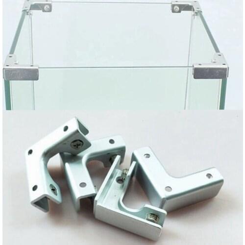 L T cross type right angle fixed clip cabinet combination connecting piece fish tank Glass Fixed For 6-12mm Furniture Hardware