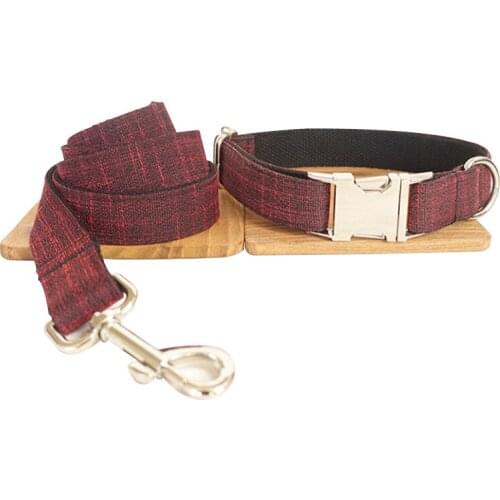 New created Dog Collar And Leash Set Accessories For Dogs Nylon Rope Chain Collars Pet Supplies Acessory Para Cachorro Puppy