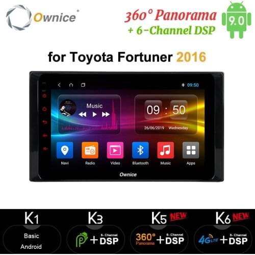 Ownice 8 Core Car Radio DVR OBD Android 10 4G 360 Panorama DSP SPDIF GPS Navi for Toyota RAV4 Hilux Fortuner Innova Prado 2016