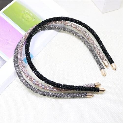 Crystal Beaded Hair Band 2020 Fashion Headwear Girl Women Handmade Hair Accessories Headwear Pearl Flower Headband