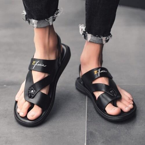 Sandalias Piel Sandale Ete Homme Sandals Men Leather Sandalias De Verano Para Hombre Sandalen Herren Work Outdoor Sandali Uomo