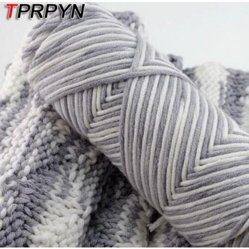 TPRPYN 5Pcs=500g 5pcs Super Thick Yarn Cotton Skincare Hand Knitting Scarf Coat Soft Yarn For Hand Knitting