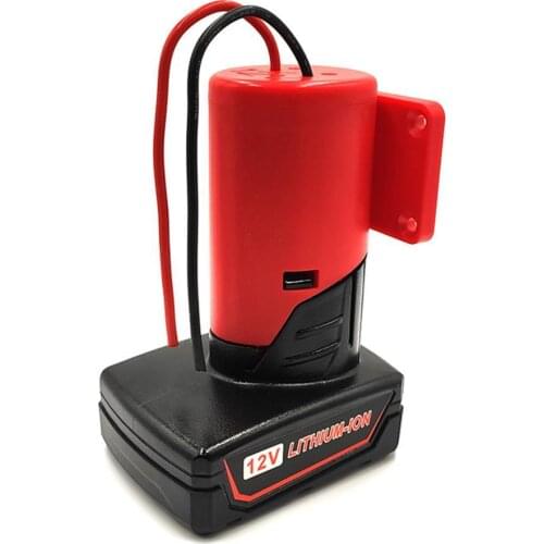 USB Power Connector Charger Holster Device Charging 12V Li-ion M12 10.8V Cloth Battery Adapter For Milwaukee Winter J7M2