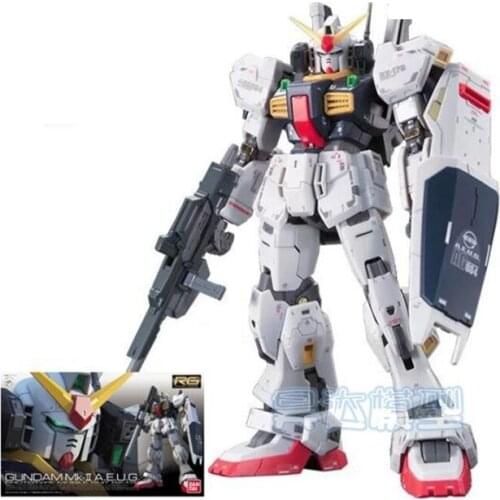 14CM Original Bandai Gundam RG 08 1/144 MK 2 Assembly Action Figureals Brinquedos Model Robot Mobile Suit Kids Toys