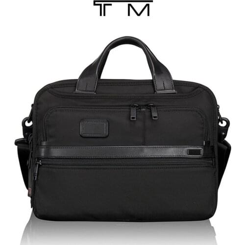 Ballistic nylon mens business leisure travel one-shoulder laptop bag briefcase 26120D2