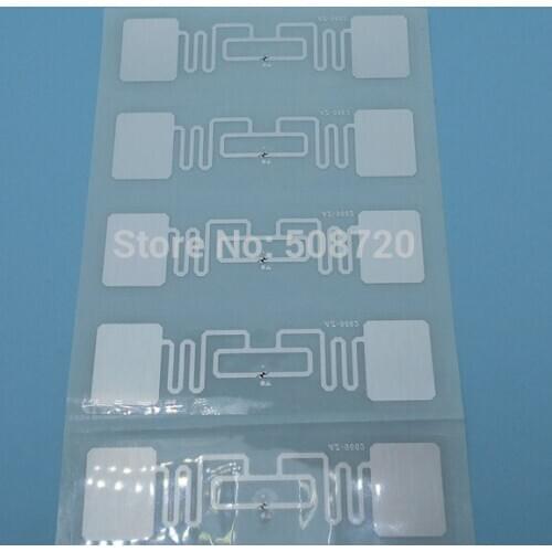 9662 ISO 18000-6C Alien H3 70x17 UHF tag RFID Adhesive Tag inlay RFID Label 100pcs/lot Free shipping