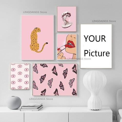 5d Diy Diamond Painting Nordic Pink Butterfly Cheetah David Statue Abstract Art Diamond Mosaic Cross Stitch Kits Home Decor Gift