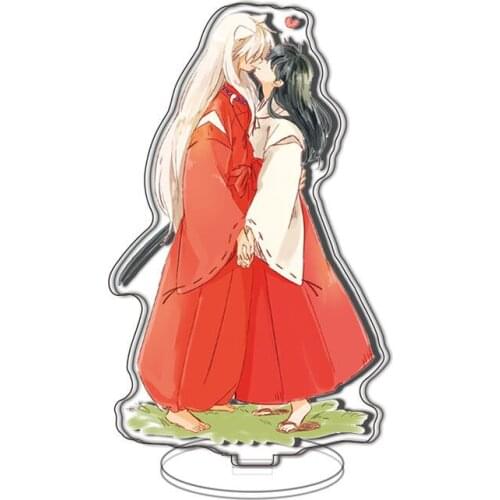 Anime Inuyasha Kagome Higurashi Sesshoumaru Manga Acrylic Stand Figure Model Plate Decoration Cosplay Gifts