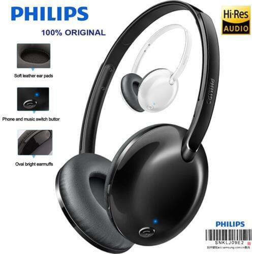 Philips SHB4405 Wireless Headset/Bluetooth Headphones Volume Control Stereo Bass for Galaxy Note 8 S8 PLUS Xiao mi 8 Hua Wei