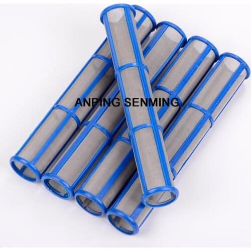 Airless Paint Sprayer 695 Manifold Filter 244-068 244068 Blue 100 Mesh, 5 Pieces