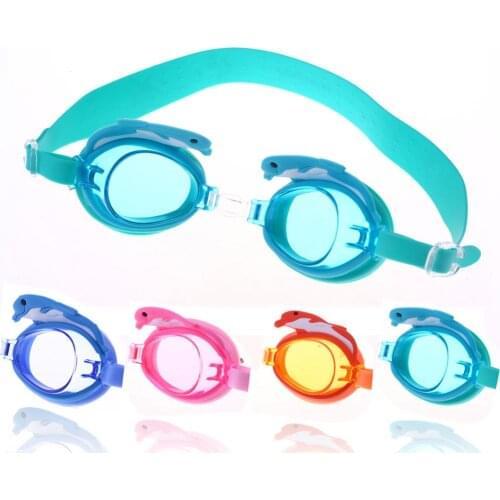 Children Waterproof Dolphin Swimming Goggles Cartoon Glasses Anti-fog Swimming Accessories impermeables, antiniebla