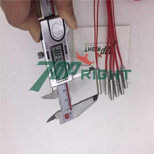 Dia.6.3x27mm 48v100w Single-head cartridge heater for mould machine mold heating element