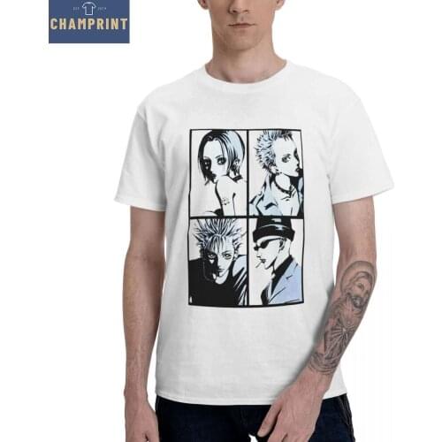 Nana Osaki T-Shirts for Men Anime Manga Fun Cotton Tee Shirt Round Collar Short Sleeve T Shirt 4XL 5XL Tops