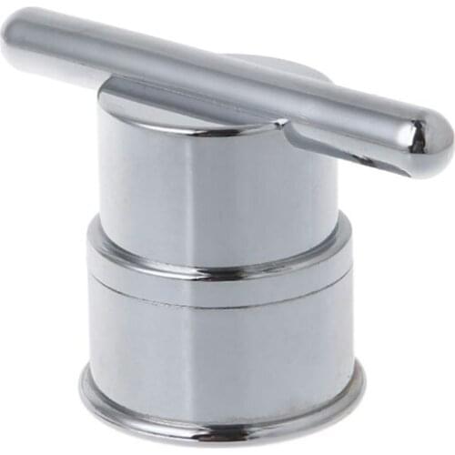 Electroplated Plastic Single Hole Shower Door Knob Handle For Interior Furniture Shower Cabin 16FA