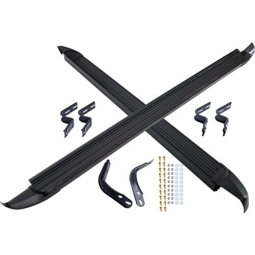 Black Polished Aluminium Side Steps Step Running Boards Board kit for Nissan Navara NP300 D23 2015 2016 217 2018 2019 2020