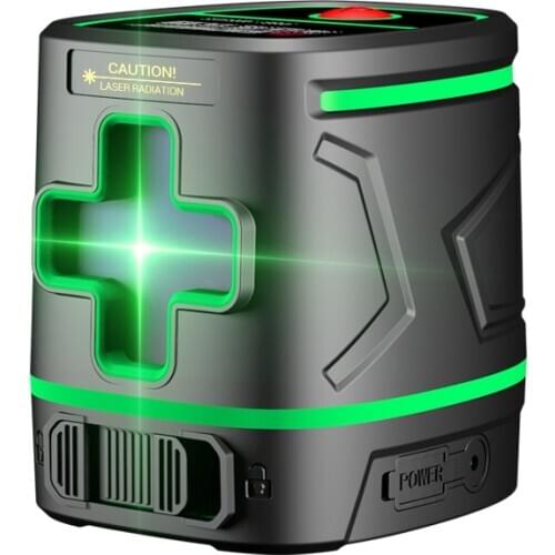 SNDWAY Laser Level 2 Lines Vertical Horizontal Measuring Tools Rechargeable Battery Green Beam Self Leveling Level Laser Nivel